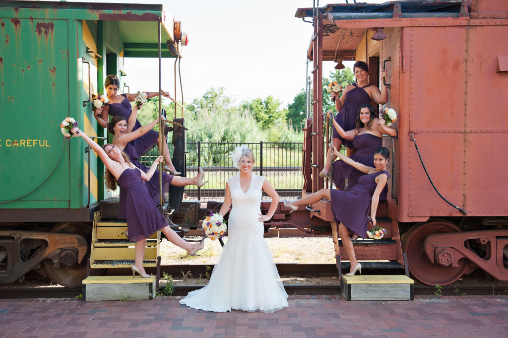 Wedding Photography Temple Railroad Museum