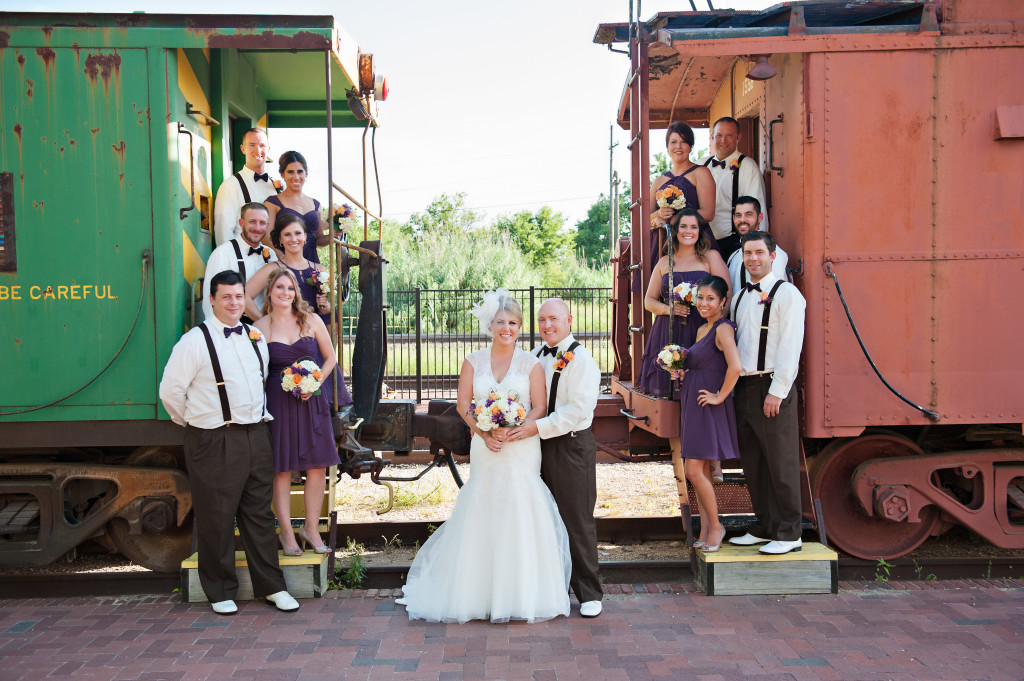 Wedding Photography Temple Railroad Museum