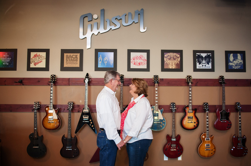 Gibson Guitar Showroom Austin Photography