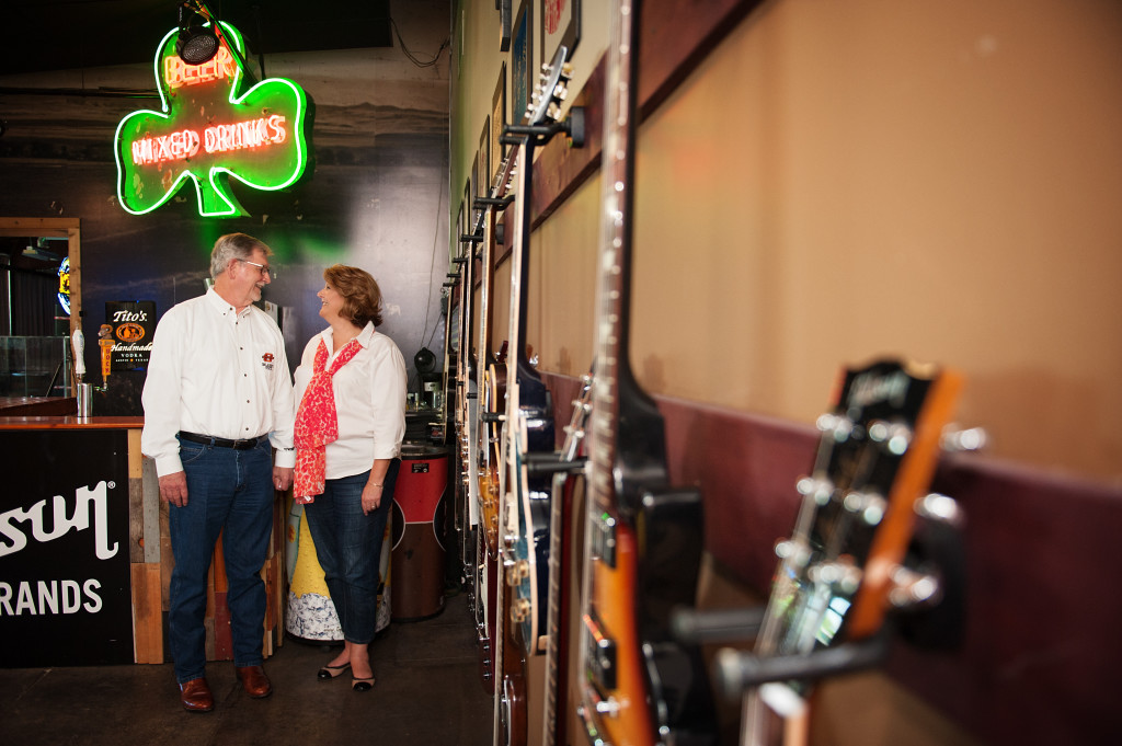 Gibson Guitar Showroom Austin Photography